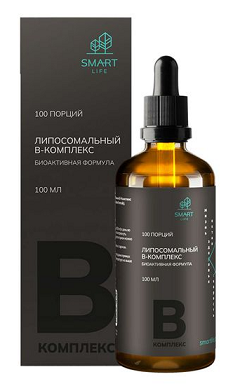 Smartlife (Смартлайф) В-комплекс липосомальный, жидкость флакон с пипеткой 100мл БАД