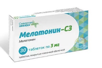 Купить мелатонин-сз, таблетки, покрытые пленочной оболочкой 3мг, 30 шт в Балахне