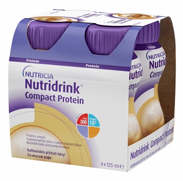 Купить nutridrink (нутридринк) компакт протеин со вкусом кофе 125мл, 4 шт в Балахне