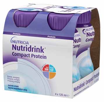 Купить nutridrink (нутридринк) компакт протеин с нейтральным вкусом 125мл, 4 шт в Балахне