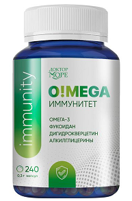 Доктор море Омега Иммунитет, капсулы массой 300мг 240шт БАД