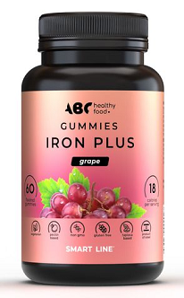Железо Плюс комплекс мультивитаминов ABC Healthy Food пастилки жевательные 60шт БАД