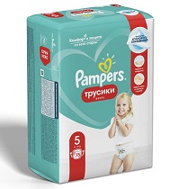 Pampers Pants (Памперс) подгузники-трусы 5 юниор 12-17кг, 15шт