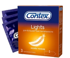 Купить contex (контекс) презервативы lights особо тонкие 3шт в Балахне