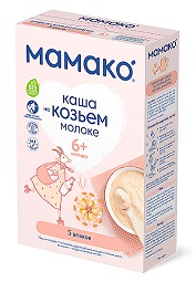 Мамако каша 5 злаков на козьем молоке с 6 месяцев, 200г