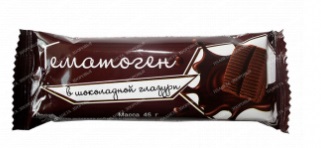 Гематоген с темной глазури плитка 45г БАД