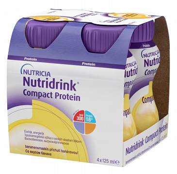 Купить nutridrink (нутридринк) компакт протеин со вкусом банана 125мл, 4 шт в Балахне