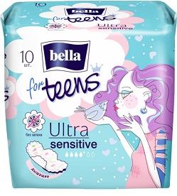 Bella (Белла) прокладки for teens Ultra Sensitive супертонкие 10 шт