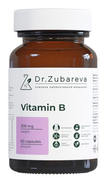 Dr.Zubareva (Др.Зубарева) Витамины группы В, капсулы 60шт БАД