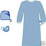 Купить комплект одежды, хирургический стер.(халат, шап., маска) в Балахне