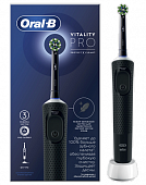 Купить oral-b (орал-би) электрическая зубная щетка vitality pro d103.413.3 тип 3708 с зарядным устройством, тип 3757, черный в Балахне