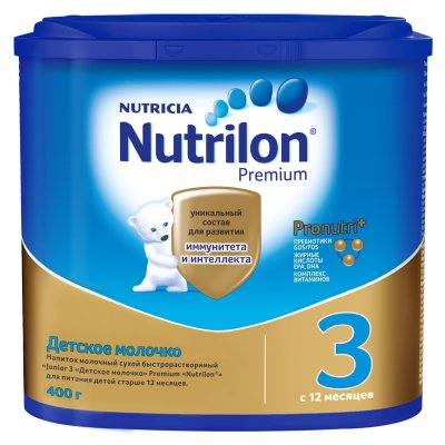 Купить nutrilon junior premium 3 (нутрилон) сухая смесь детская с 12 месяцев, 400г в Балахне