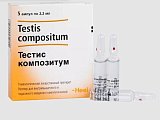 Купить тестис композитум, раствор для внутримышечного и подкожного введения гомеопатический 2,2мл, ампулы 5шт в Балахне