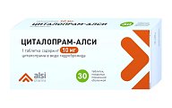 Купить циталопрам, таблетки, покрытые пленочной оболочкой 10мг, 30 шт в Балахне