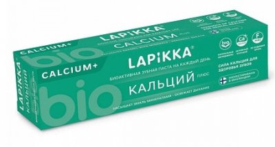 Купить лапика (lappika) зубная паста кальций плюс, 94г в Балахне