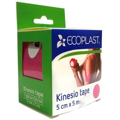 Купить ecoplast лента фиксирующая кензио тейп 5см х 5м розовый в Балахне