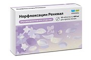 Купить норфлоксацин реневал, таблетки, покрытые пленочной оболочкой 400мг, 10 шт в Балахне