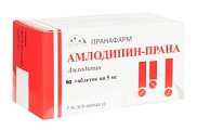 Купить амлодипин-прана, таблетки 5мг, 60 шт в Балахне