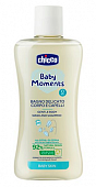 Купить chicco baby moments (чикко) пена для тела и волос нежная детская 200мл в Балахне