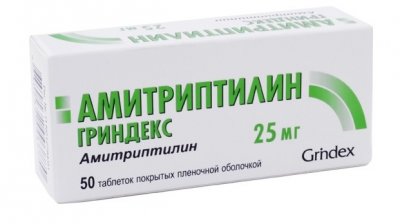 Купить амитриптилин-гриндекс тбл п/о 25мг №50 (гриндекс ао, латвия) в Балахне