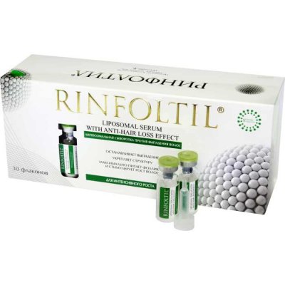 Купить rinfoltil (ринфолтил) липосомальная сыворотка против выпадения волос для интенсивного роста волос, 30 шт в Балахне