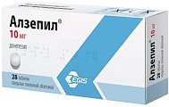 Купить алзепил, таблетки, покрытые пленочной оболочкой 10мг, 28 шт в Балахне