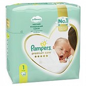 Купить pampers premium care (памперс) подгузники 1 для новорожденных 2-5кг, 20шт в Балахне
