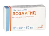 Купить лозаргид, таблетки, покрытые пленочной оболочкой 12,5мг+50мг, 30 шт в Балахне