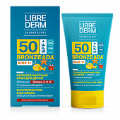 Купить librederm bronzeada (либридерм) крем для детей солнцезащитный с омега 3-6-9 и термальной водой, 150мл spf50 в Балахне