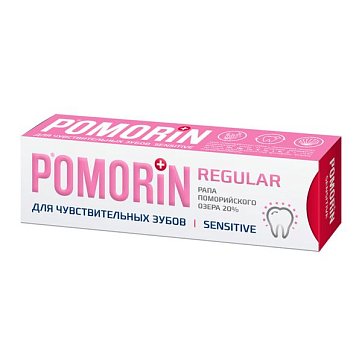 Pomorin Regular (Поморин) зубная паста для чувствительных зубов, 100мл