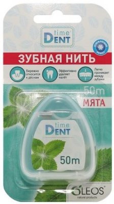 Купить таймдент (timedent) зубная нить мята 50м в Балахне