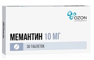 Купить мемантин, таблетки, покрытые пленочной оболочкой 10мг, 30 шт в Балахне