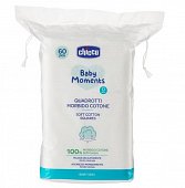 Купить chicco baby moments (чикко) ватные диски для новорожденных, 60шт в Балахне