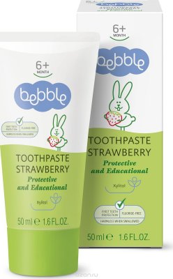 Купить bebble (бэблл) зубная паста детская с ароматом клубники, 50мл в Балахне