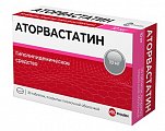 Купить аторвастатин, таблетки, покрытые пленочной оболочкой 10мг, 30 шт в Балахне