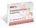 Купить розувастатин-сз, таблетки, покрытые пленочной оболочкой 10мг, 90 шт в Балахне