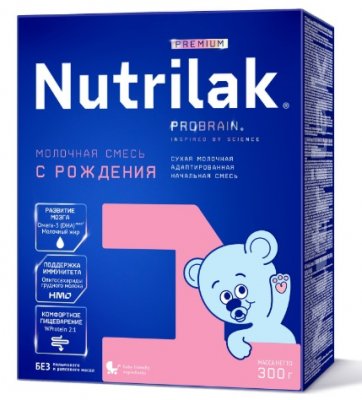 Купить нутрилак (nutrilak) премиум 1 молочная смесь 0-6 месяцев, 300г в Балахне