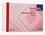 Купить ультоп, капсулы кишечнорастворимые 40мг, 28 шт в Балахне