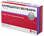 Купить карведилол велфарм, таблетки 25мг 30шт в Балахне