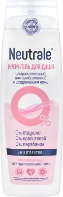 Купить neutrale (нейтрал) крем- гель для душа ультрапитательный для сухой и раздраженной кожи 400мл в Балахне