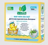 Купить dr.tuttelle (доктор туттелле) соль для ванны морская детская с целебными травами, 1000г в Балахне