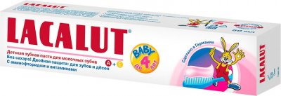Купить лакалют (lacalut) зубная паста для детей бейби до 4-х лет, 50мл в Балахне