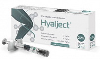 Купить гиалджект имплантат вязкоэластичный стерильный 2,2% 2мл шприц с иглой 21 g 1шт в Балахне