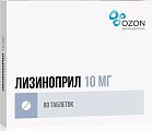 Купить лизиноприл, таблетки 10мг, 60 шт в Балахне