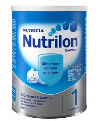 Купить nutrilon 1 (нутрилон) комфорт сухая смесь детская с рождения, 900г в Балахне
