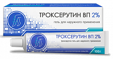 Купить троксерутин вп, гель для наружного применения 2% 100г в Балахне