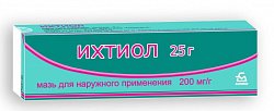 Купить ихтиоловая мазь, 20%, туба 25г в Балахне