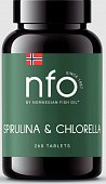 Купить норвегиан фиш оил (nfo) спирулина и хлорелла, таблетки 500мг, 260 шт. бад в Балахне