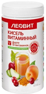 Кисель Леовит диетический Витаминный Форте банка 400 гр