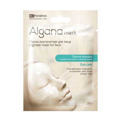 Купить альгана маск (alganamask) маска для кожи вокруг глаз альгинатная против морщин, 1 шт в Балахне